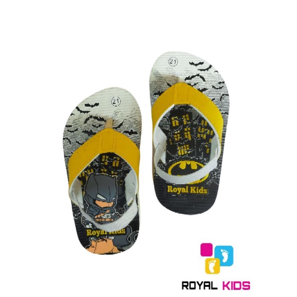 SANDAL BEBY BATMAN LEGO ROYAL KIDS (bisa custom nama)