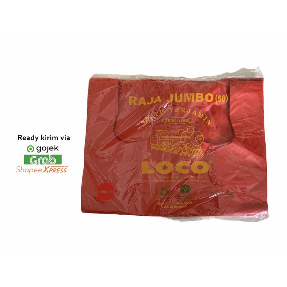 PLASTIK JUMBO HITAM LOCO 50 / PLASTIK BESAR / KANTONG BESAR / KANTONG JUMBO
