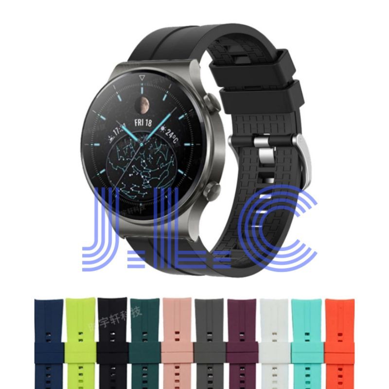 Strap Rubber Silikon Silicone Huawei Style Watch Band For Huawei Watch GT 6 2e 1 2 3 4 5 Pro 46mm Ta