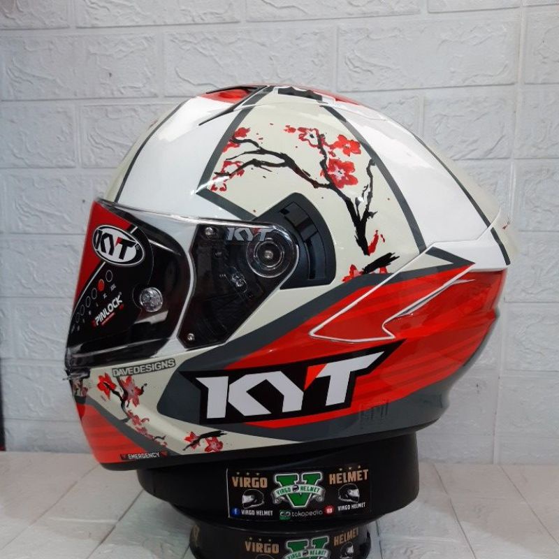 HELM KYT NFR XAVI SAKURA-REPLICA ORIGINAL KYT NFR