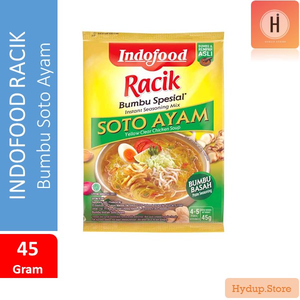 

Indofood Bumbu Racik Instan Soto Ayam Kemasan 50 Gr