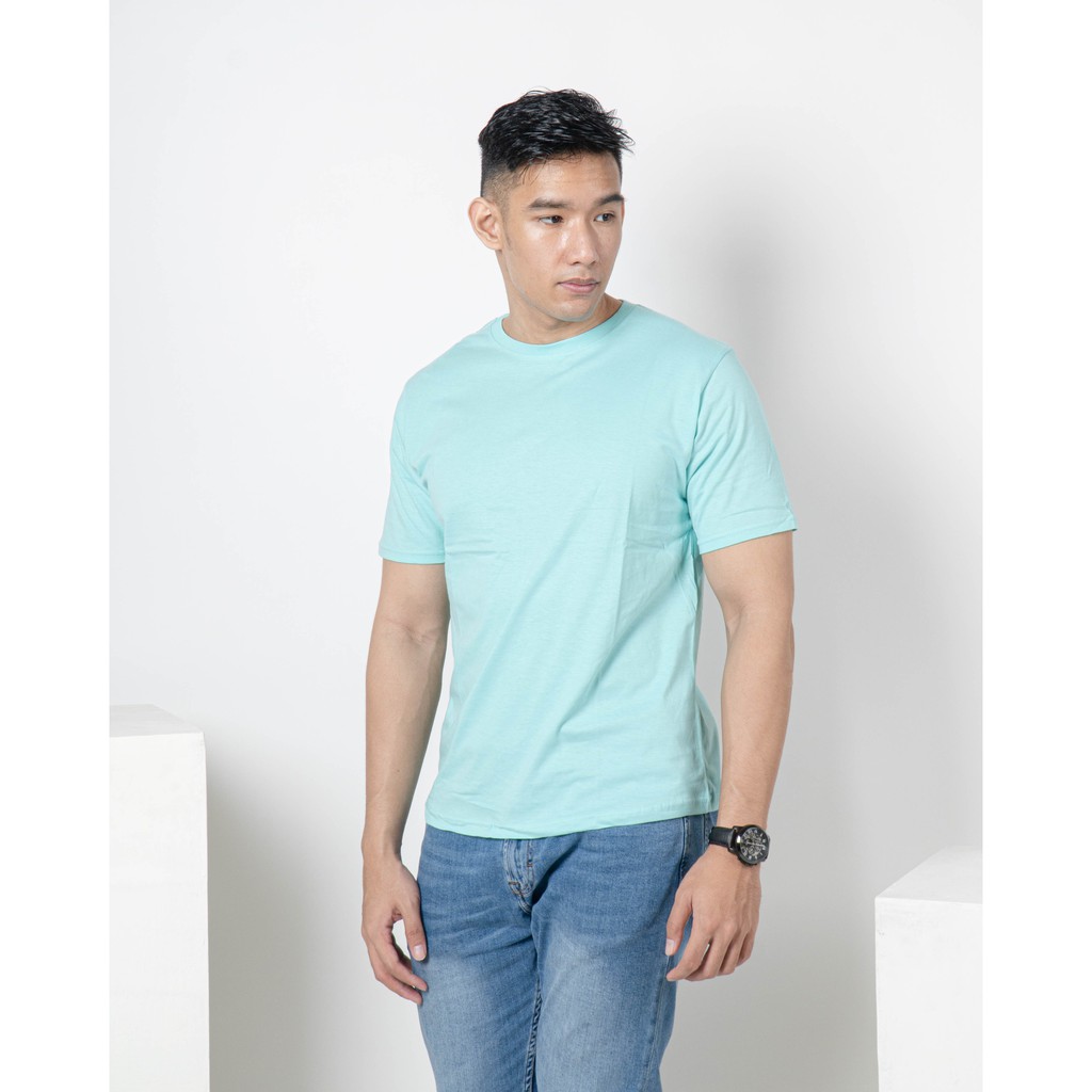 Kaos Polos Cotton Combed Carbon V-15 ( Soft Series )