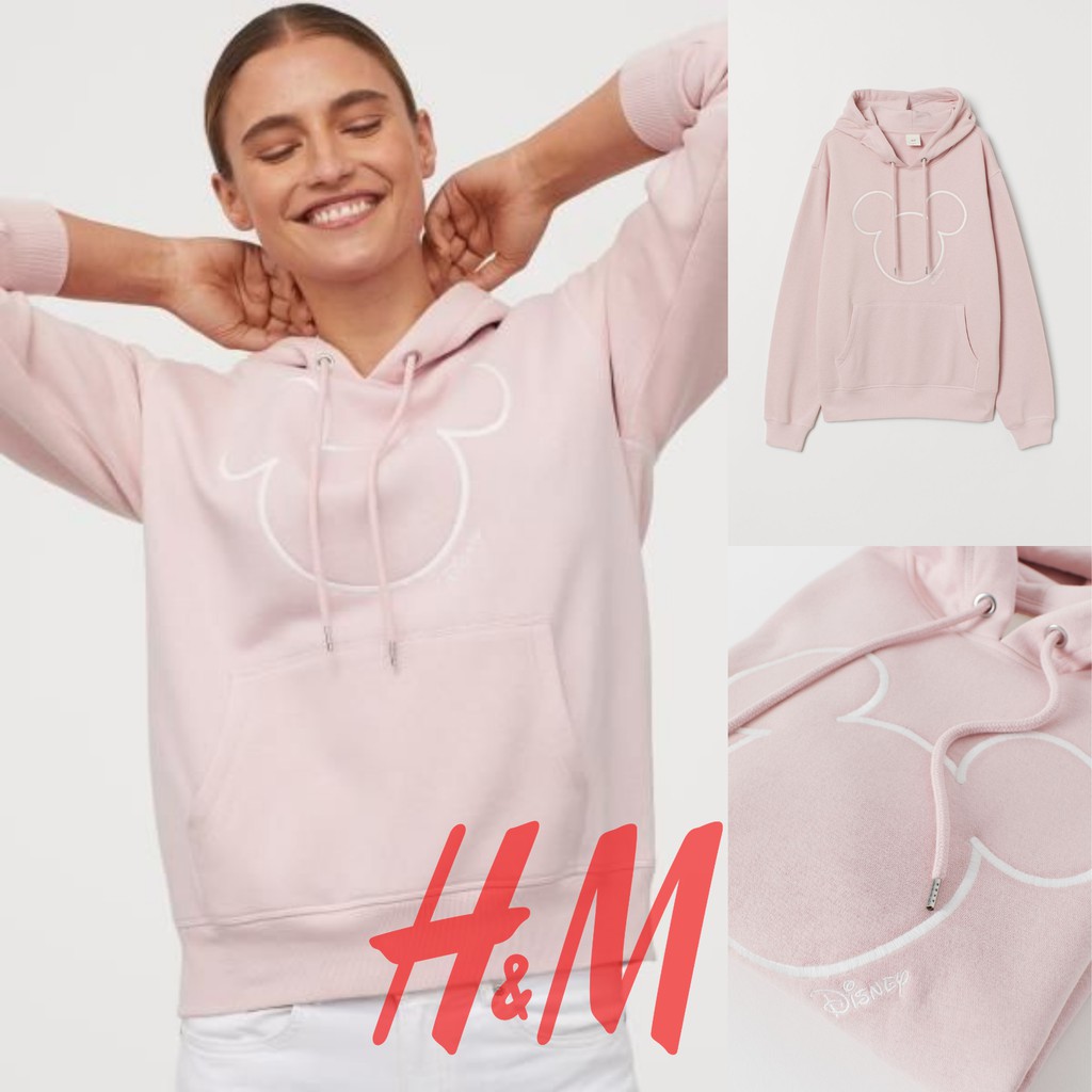 HOODIE H&M ORIGINAL MICKEY MOUSE PINK & PAPER BAG HNM SALE HOODIE HNM HOODIE WANITA HOODIE UNISEX