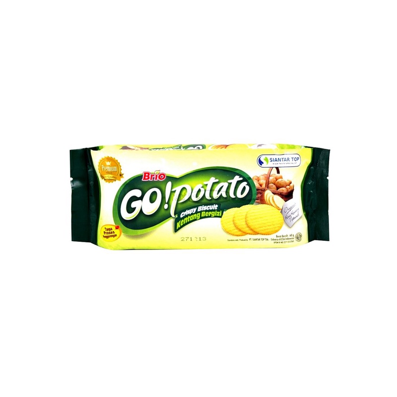 

Crispy Biscuit Cracker Go Potato 60G Pck