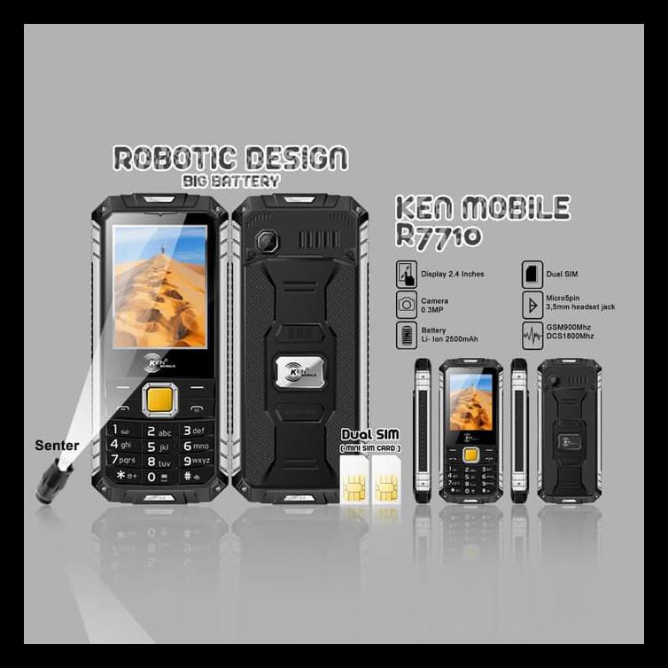 Ken Mobile R7710 Grey NEW