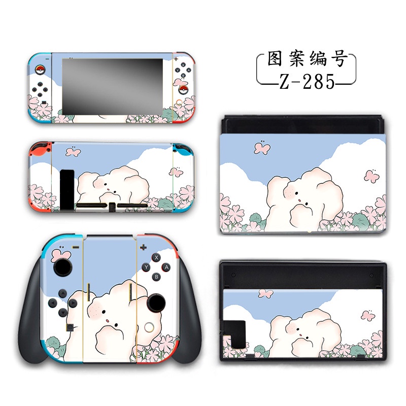 Stiker Pelindung Konsol Game Nintendo Switch Motif Kartun