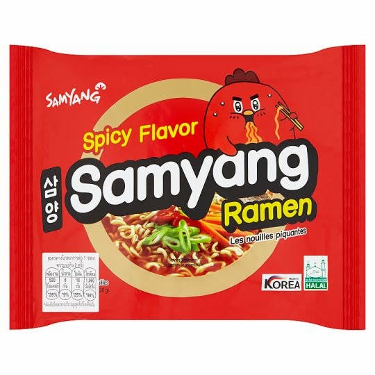 

impor-mie- logo halal samyang stew nuclear mala curry jjajang carbo ramen korea - spicy flavor -mie-