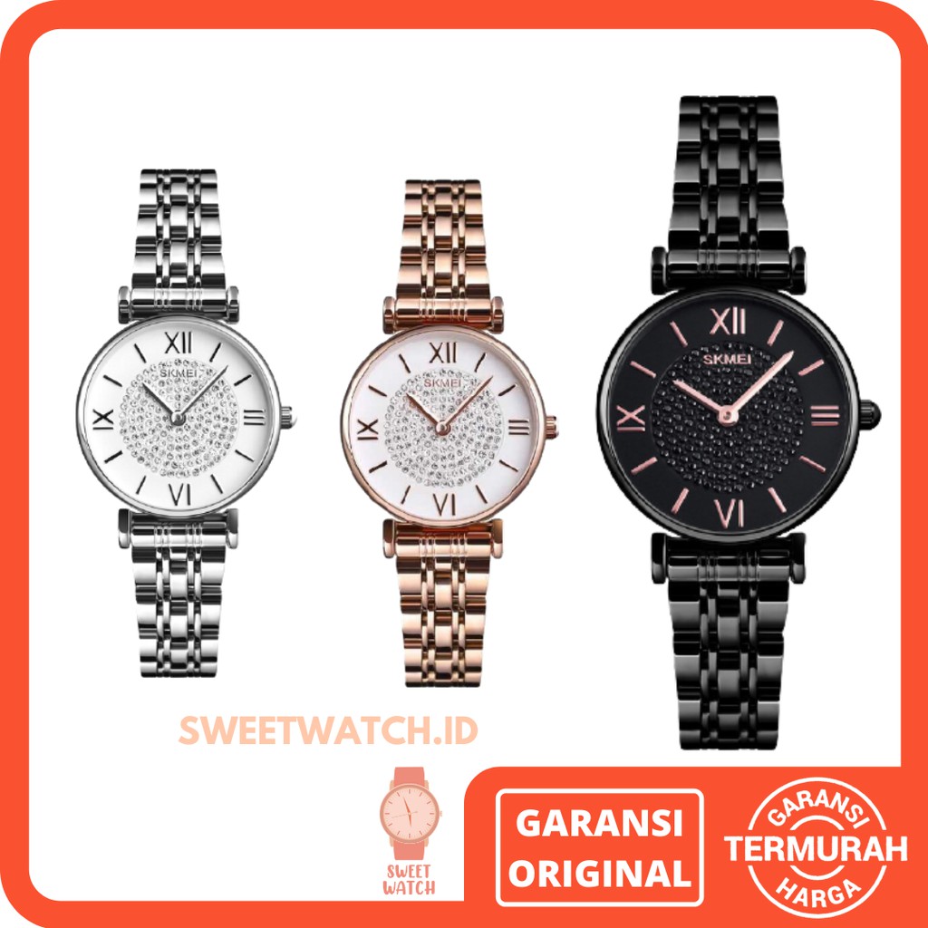 Jam Tangan SKMEI 1533 Jam Skmei Jam Tangan Cewek Jam Tangan Wanita Jam Tangan Rantai Jam Cewek