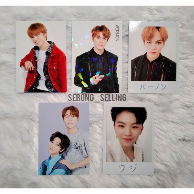 SEVENTEEN VERNON WOOZI THE8 SEUNGKWAN ideal cut japan pola diamond carrot ode to you pola tc dome to