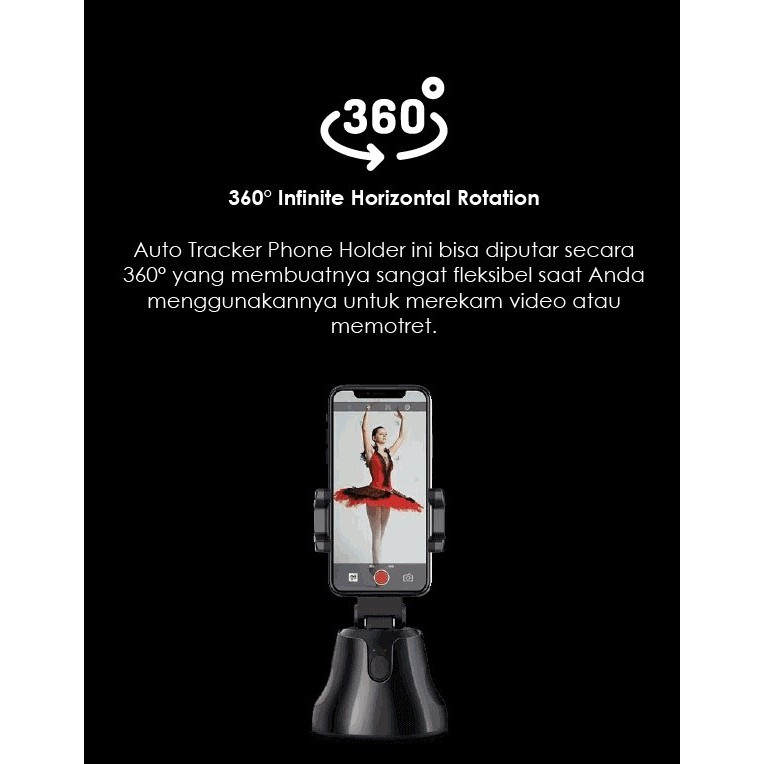 Smart Shooting Gimbal |apai genie ai gymbal radius putar 360°