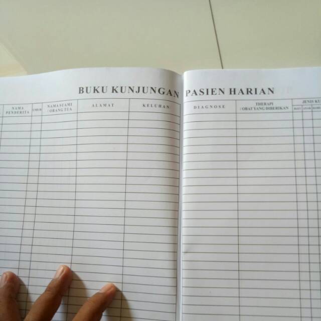 Buku Kunjungan Pasien Harian Shopee Indonesia