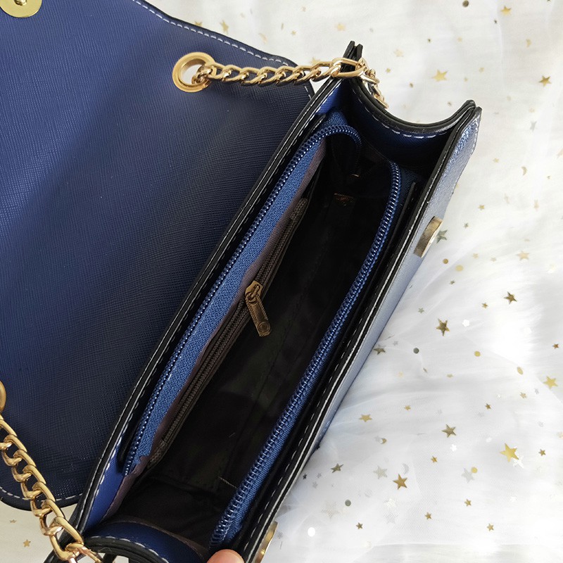 ready cod tas impor wanita warna putih  biru  bahan kulit  pu selempang harga murah handbag fashion