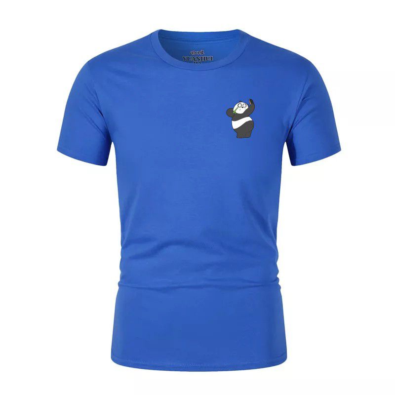 Hokyshop92 Kaos Distro Pria Panda Lengan Pendek Tshirt Baju Oblong Lelaki Dewasa Cod