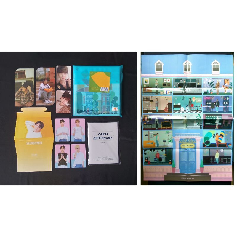 Seventeen Goods (PC Jeonghan Dino Joshua Jun Seungkwan Dino, Album Henggarae Hana Set)