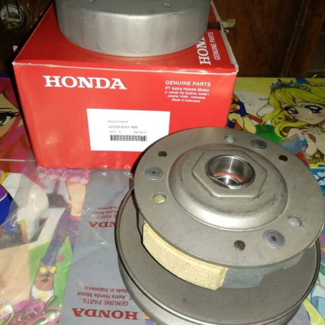 AbqoryPart___Pully assy belakang BEAT KARBU SCOOPY KARBU SPACY KARBU