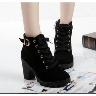 Image of R9 ZIPER Sepatu Boots Wanita Best Seller BOOT Wanita Korea