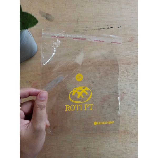 Sablon Plastik Opp 14x20 sablon plastik roti sablon kemasan murah