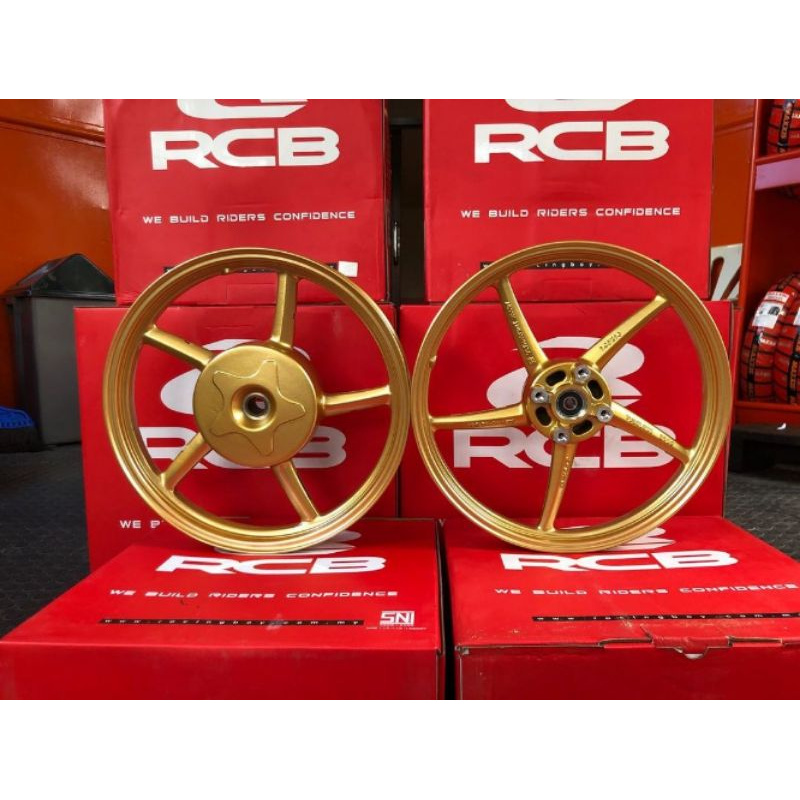 Velg RCB Beat karbu Beat fi Scoopy Vario 110 Vario 110 fi Spacy palang 5 SP522 Gold original RCB