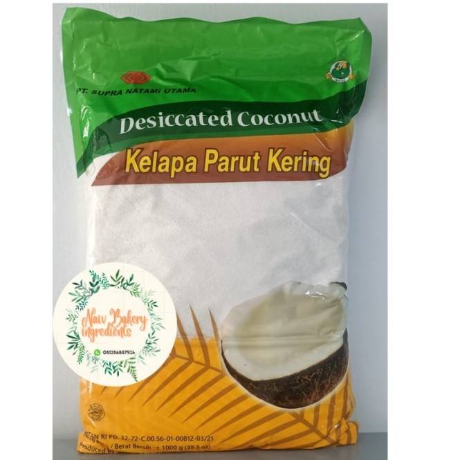 

KELAPA PARUT KERING (HALUS) / DESICCATED COCONUTS 1KG