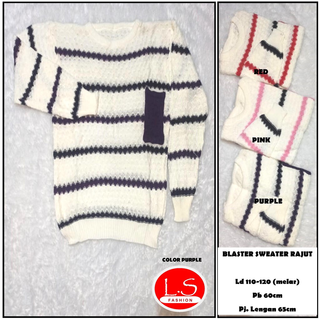 BLASTER RAJUT // SWEATER PANJANG WANITA // SWEATER RAJUT IMPORT