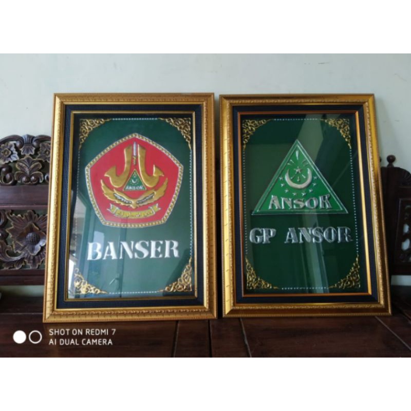 logo NU/ banser & ansor / hiasan dinding