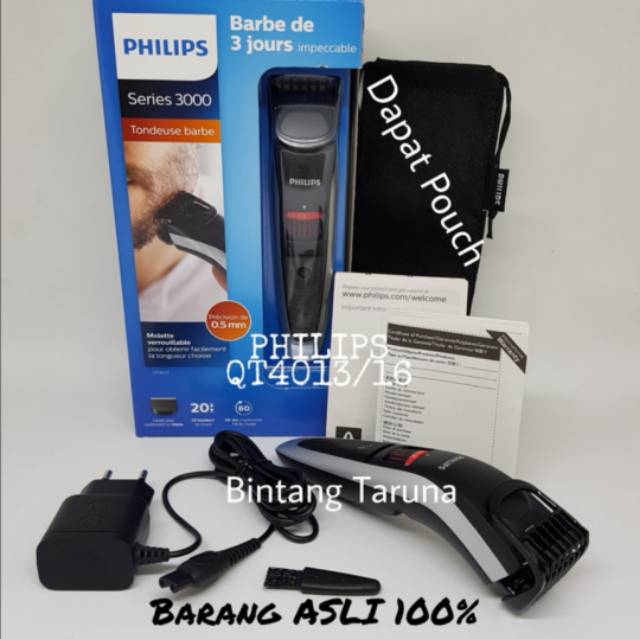 BeardTrimmer Philips QT4013 Pencukur Elektrik Philips QT4013 Cukuran