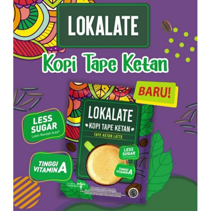 LOKALATE - Kopi Tape Ketan Murah Serenceng (10 PCS)