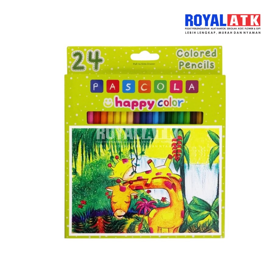 

PENSIL WARNA HAPY PENSIL 24 CLR FL
