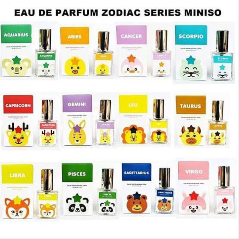 Miniso Parfum Zodiac 10ml Original