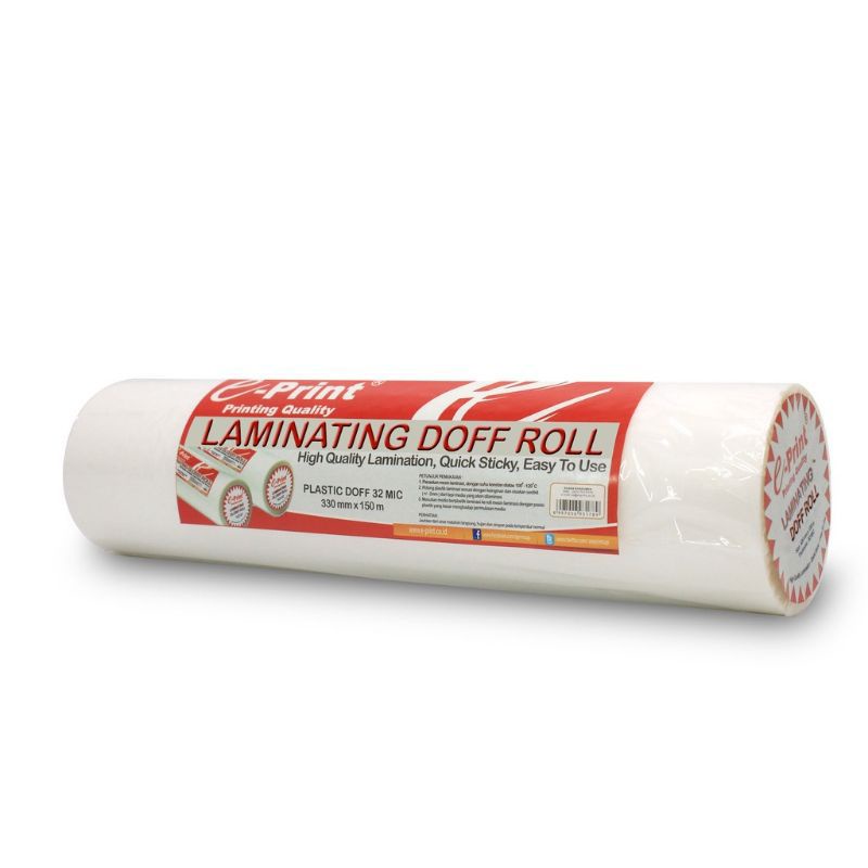 

E-PRINT PLASTIK LAMINATING ROLL DOFF DAN GLOSSY | PLASTIK LAMINASI JILID | PLASTIK LAMINASI ROLL DOFF