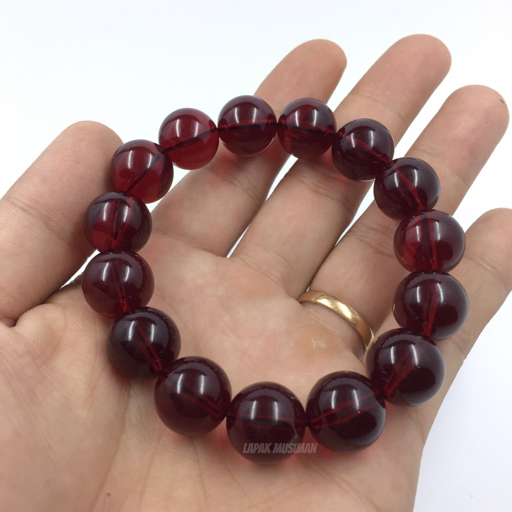 [Bayar di Tempat] GELANG NATURAL FOSIL GETAH KATILAYU AMBER ASLI NATURAL