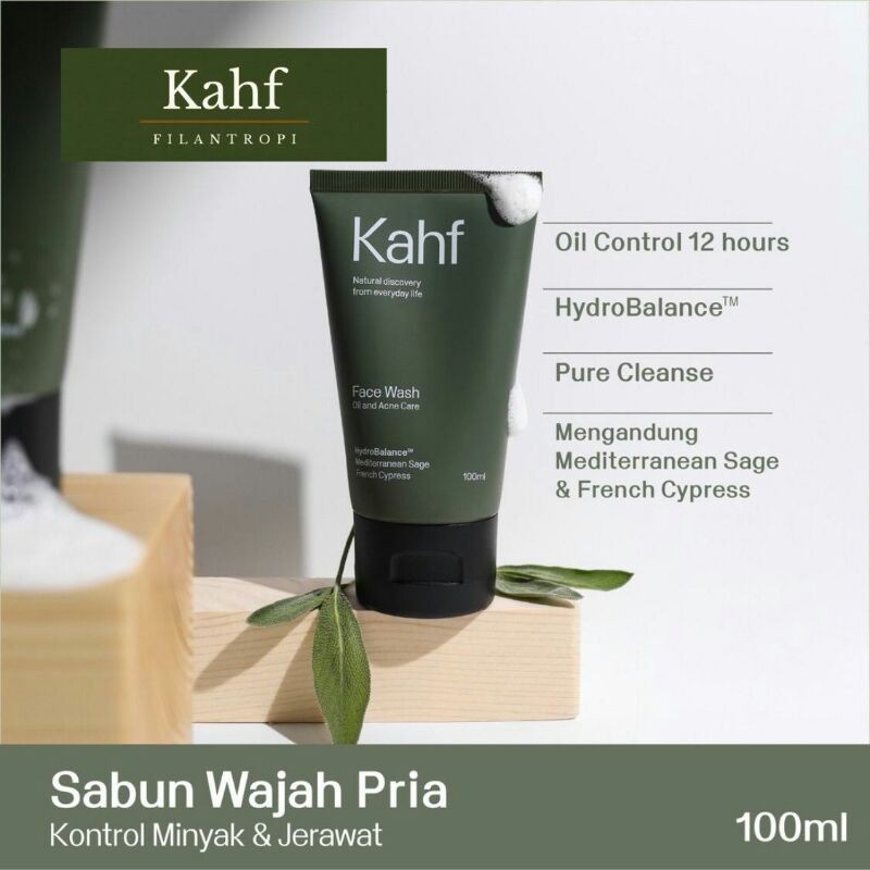 KAHF Face Wash 100ml (Sabun Muka Pria)