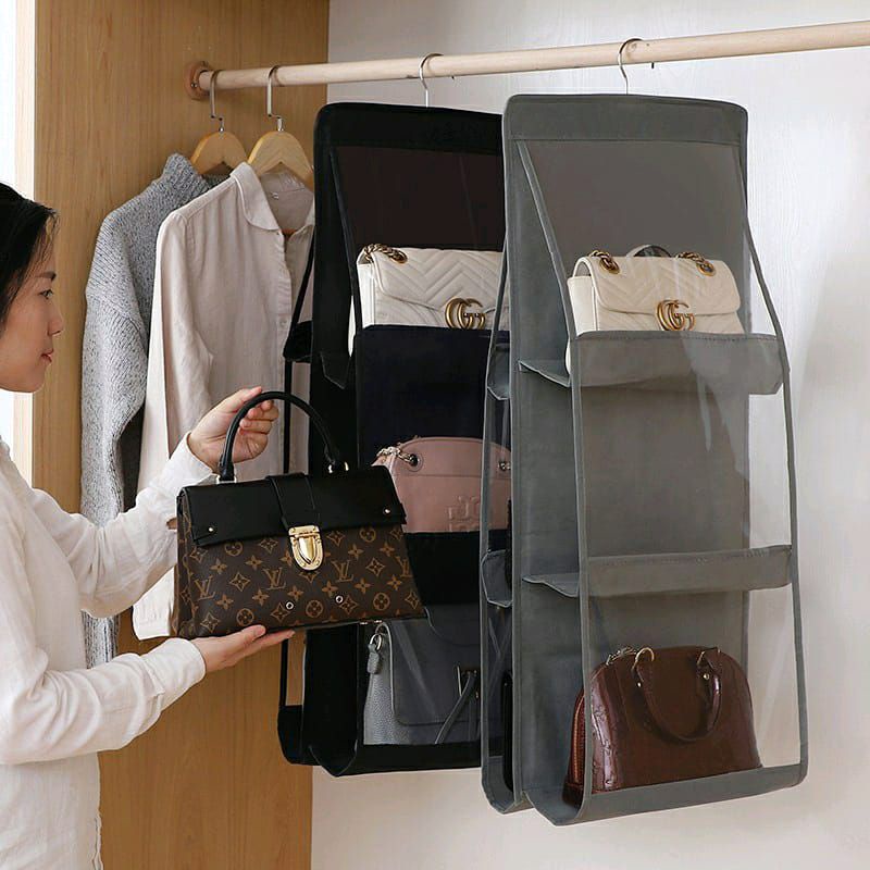 Rak gantung, organizer tas, furniture, tempat penyimpanan tas, organizer, hanging bag, rak multifung
