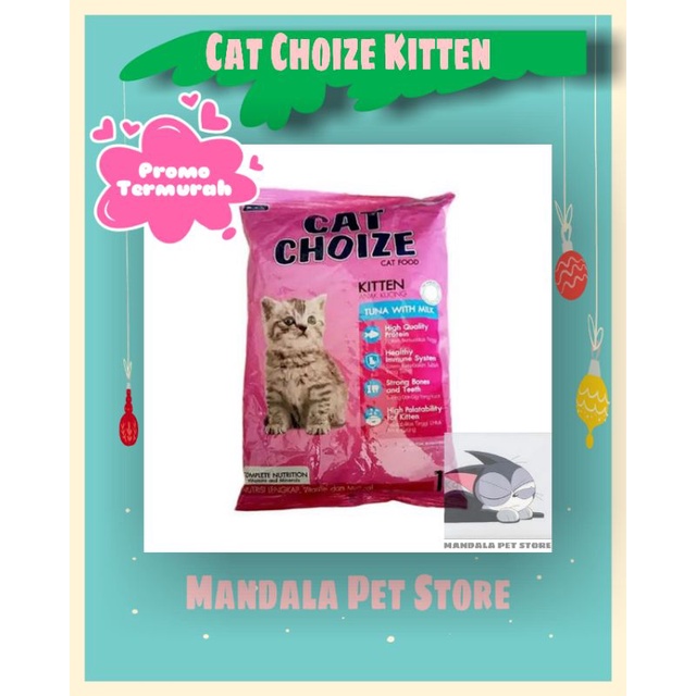 Cat Choize Kitten Murah / MAKANAN KUCING CAT CHOIZE KITTEN