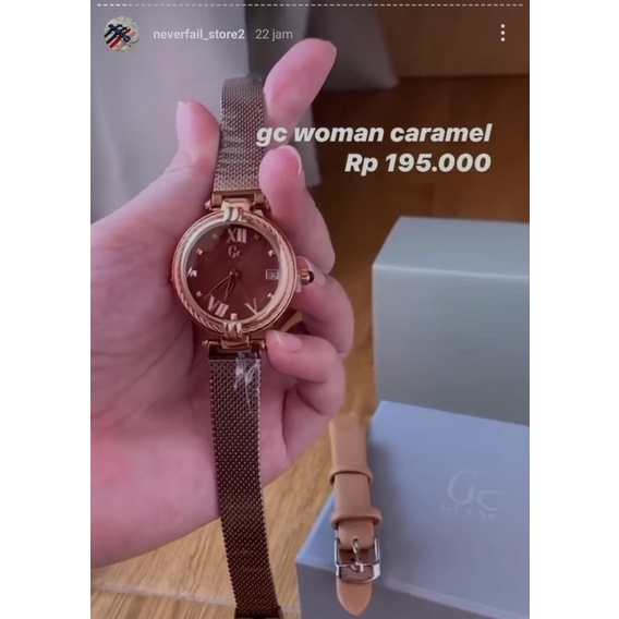 jam tangan wanita gc 2 strap