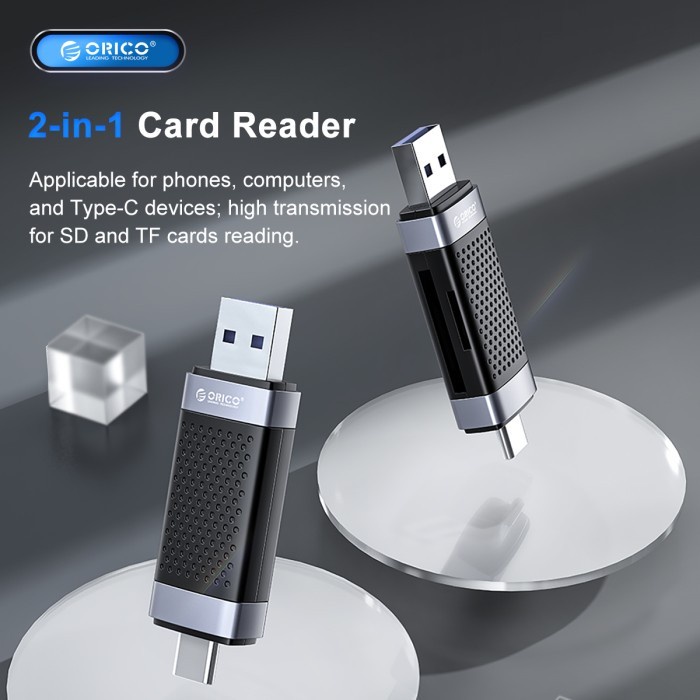 ORICO CD2D-AC3 2In1 TF SD Memory Card Reader USB 3.0 Type C 5Gbps