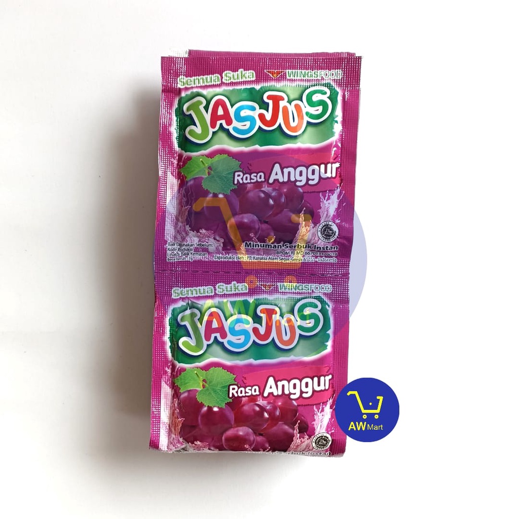 JAS JUS RENCENG ( 7GRAM X 10 SACHET ) MINUMAN SERBUK INSTAN - ALL VARIAN