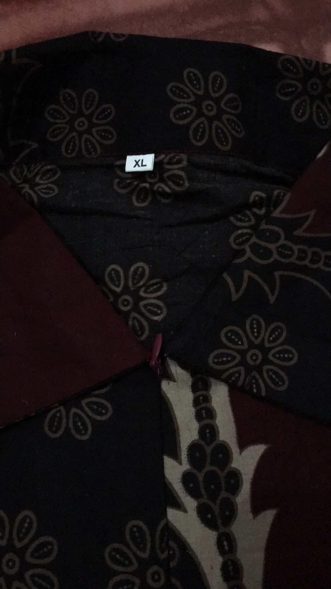 Tunik Batik Wanita Sogan Biru S M L Xl Xxl