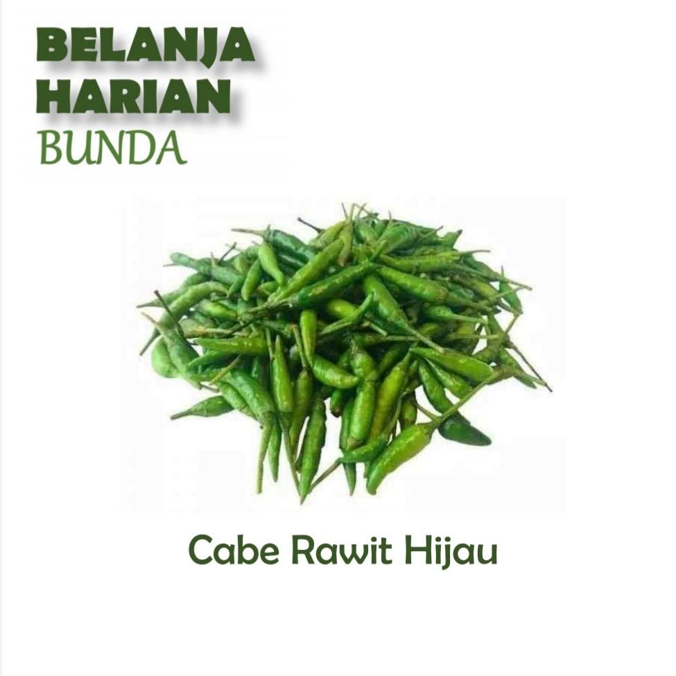 

cabe rawit hijau 100gr