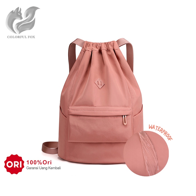 COLORFUL FOX 8536 Tas Ransel Wanita Backpack Wanita Remaja Tas Bahan Anti Air