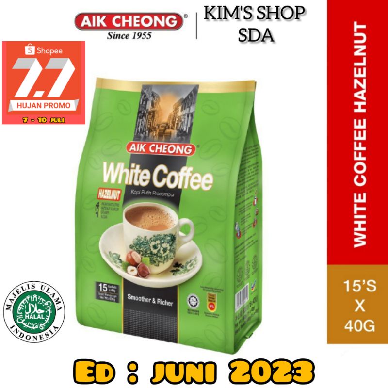 

WHITE COFFEE HAZELNUT AIK CHEONG 600GR