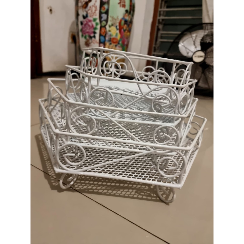 Flash Sale ! Diskon ! Murah ! Hantaran keranjang bentuk segi 6  Lamaran Akad Nikah Wedding