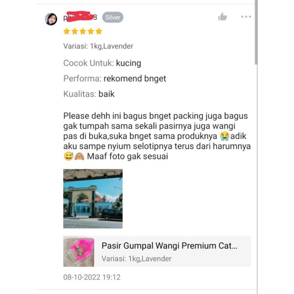 Pasir Gumpal Wangi Premium Cat Litter Pasir Bentonite Repack 1kg