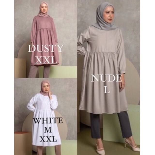 CALLA PLAIN TUNIK XXL L M HEAVEN LIGHTS