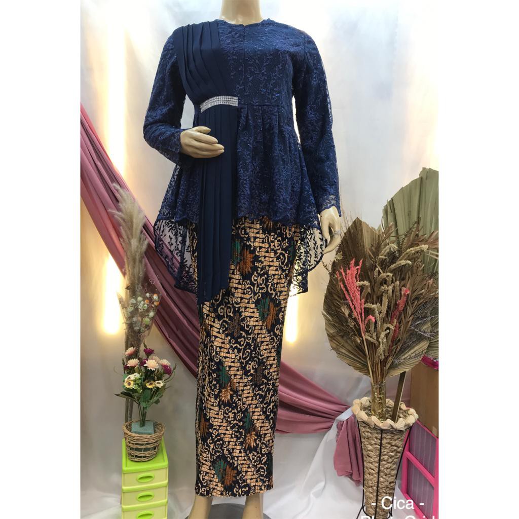 Gallery kebaya - Setelan kebaya aurora tille selendang