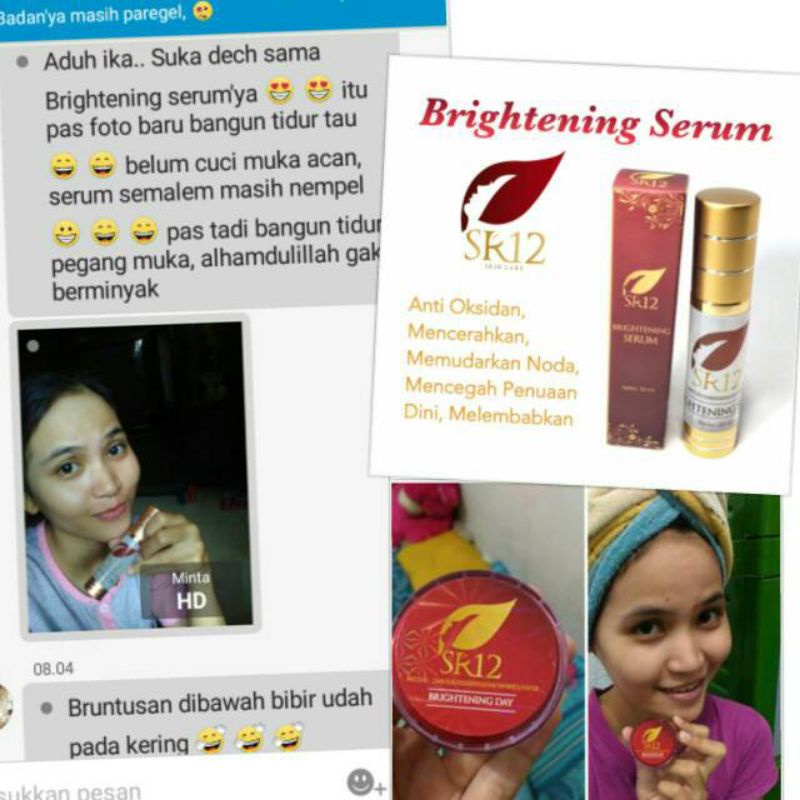 BRIGHTENING CREAM SERIES SR12 SKINCARE GLOWING BERSIH CERAH -KRIM PENCERAH/ KRIM PENGHILANG FLEK/ DAILY CREAM/ KRIM SIANG MALAM/ BRIGHTENING CREAM SR12 BPOM/ PERAWATAN UNTUK KULIT NORMAL