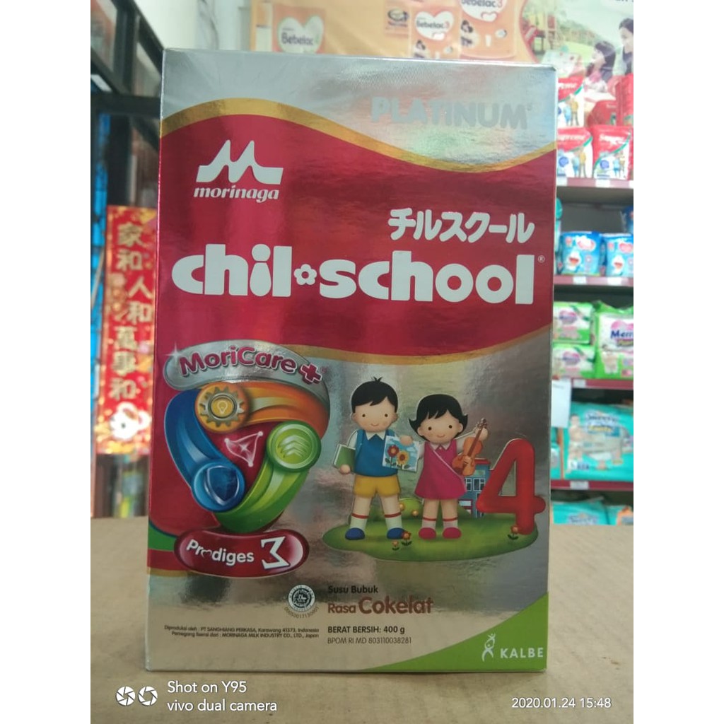 Susu Chil School Platinum . Coklat. 400 Gram. Tahap 4. Usia 3-12 Tahun