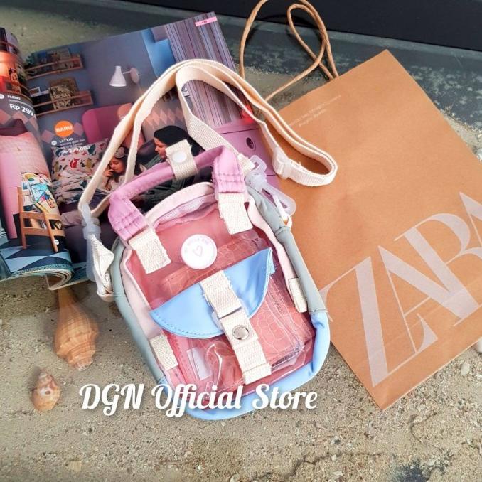Tas Zara Mini Hpo Selempang Transparan Vinyl / Tas Wanita Zara