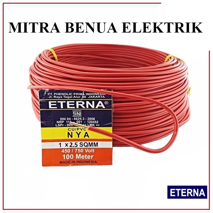 ETERNA KABEL NYA 2.5MM (RED)