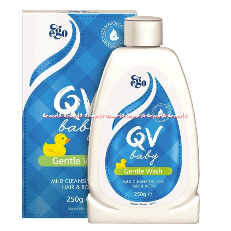 QV Baby Gentle Wash 250ml Mild Cleansing Hair &amp; Body Sabun Shampoo Mandi Bayi QVbaby